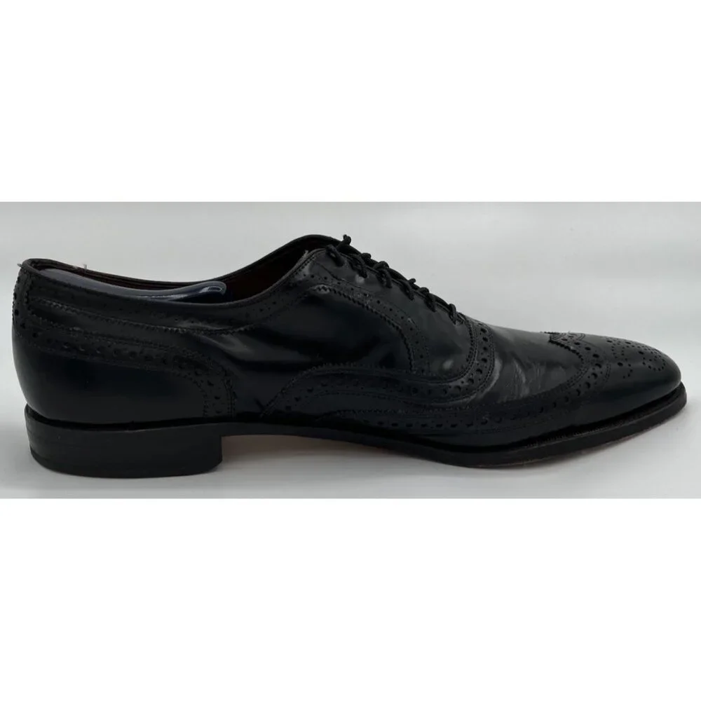 Allen Edmonds McAllister Oxford Wingtip Brogue Black Leather Shoes Size 15AA